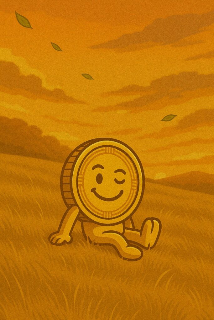 ResetCoin Solana memecoin meme art: Chillin