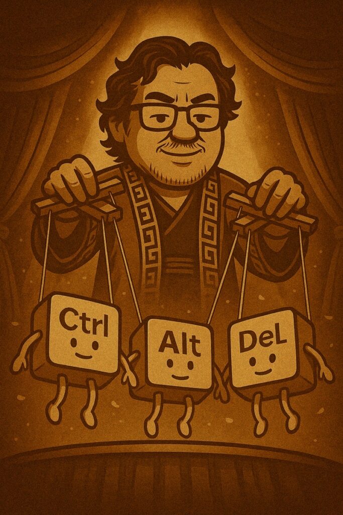 ResetCoin Solana memecoin meme art: Puppet