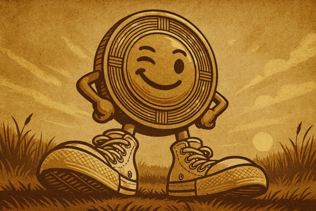 ResetCoin Solana memecoin meme art: Shoes