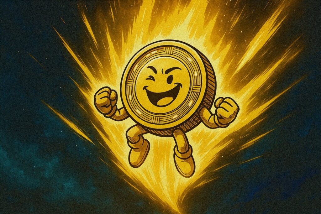 ResetCoin Solana memecoin meme art: Super